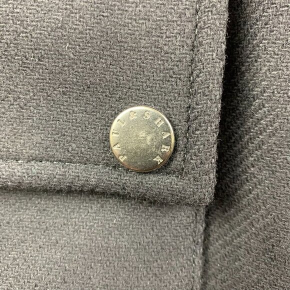 Paul & Shark Mens Winter Jacket 2XL Navy Blue Full Zip Wool and Cashmere Blouson - Picture 4 of 16